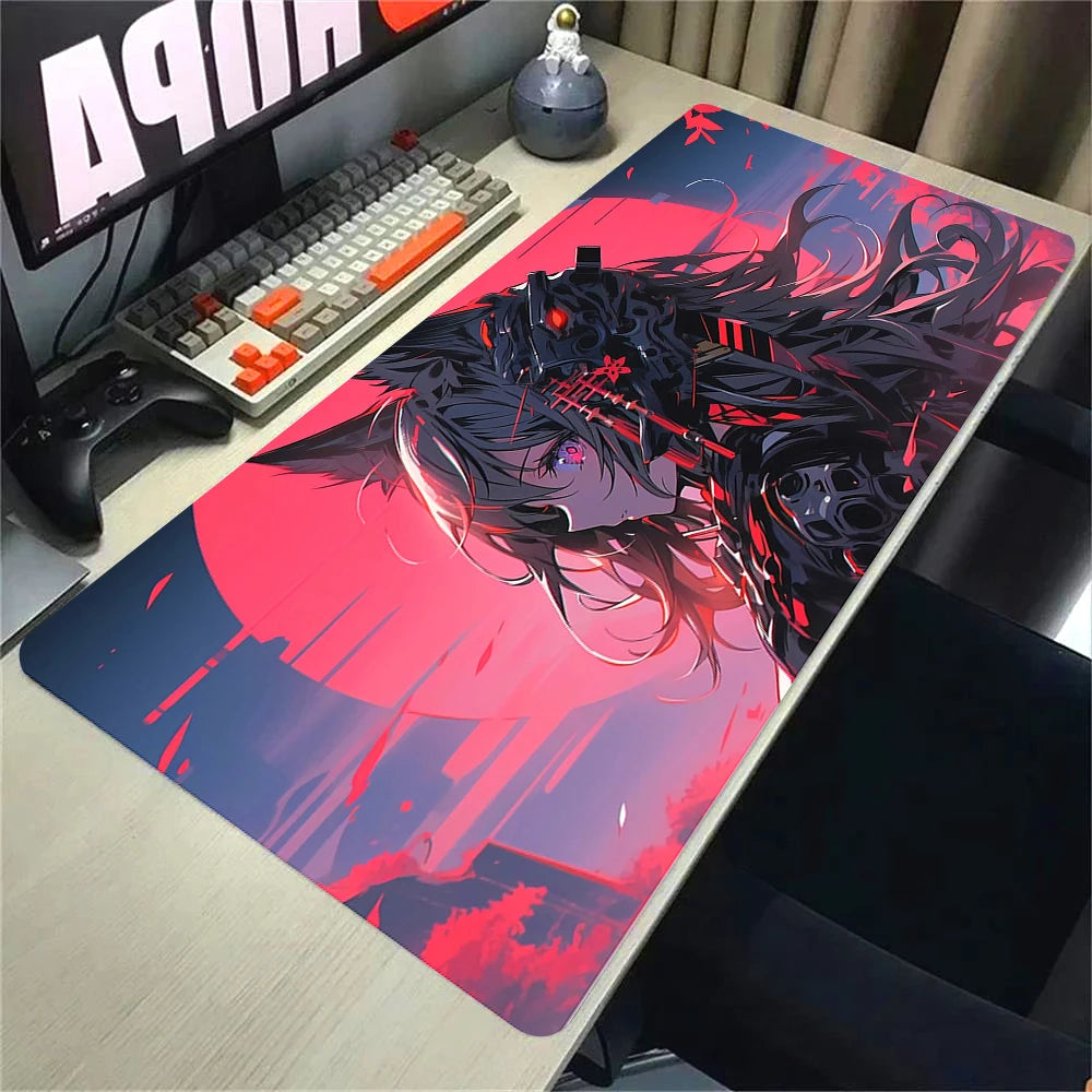 Kawaii Anime Desk Mat –  Gaming Mouse Pad, Non-Slip Rubber Base, HD Print