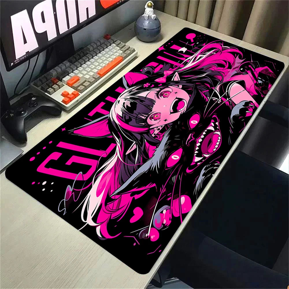 Kawaii Anime Desk Mat –  Gaming Mouse Pad, Non-Slip Rubber Base, HD Print