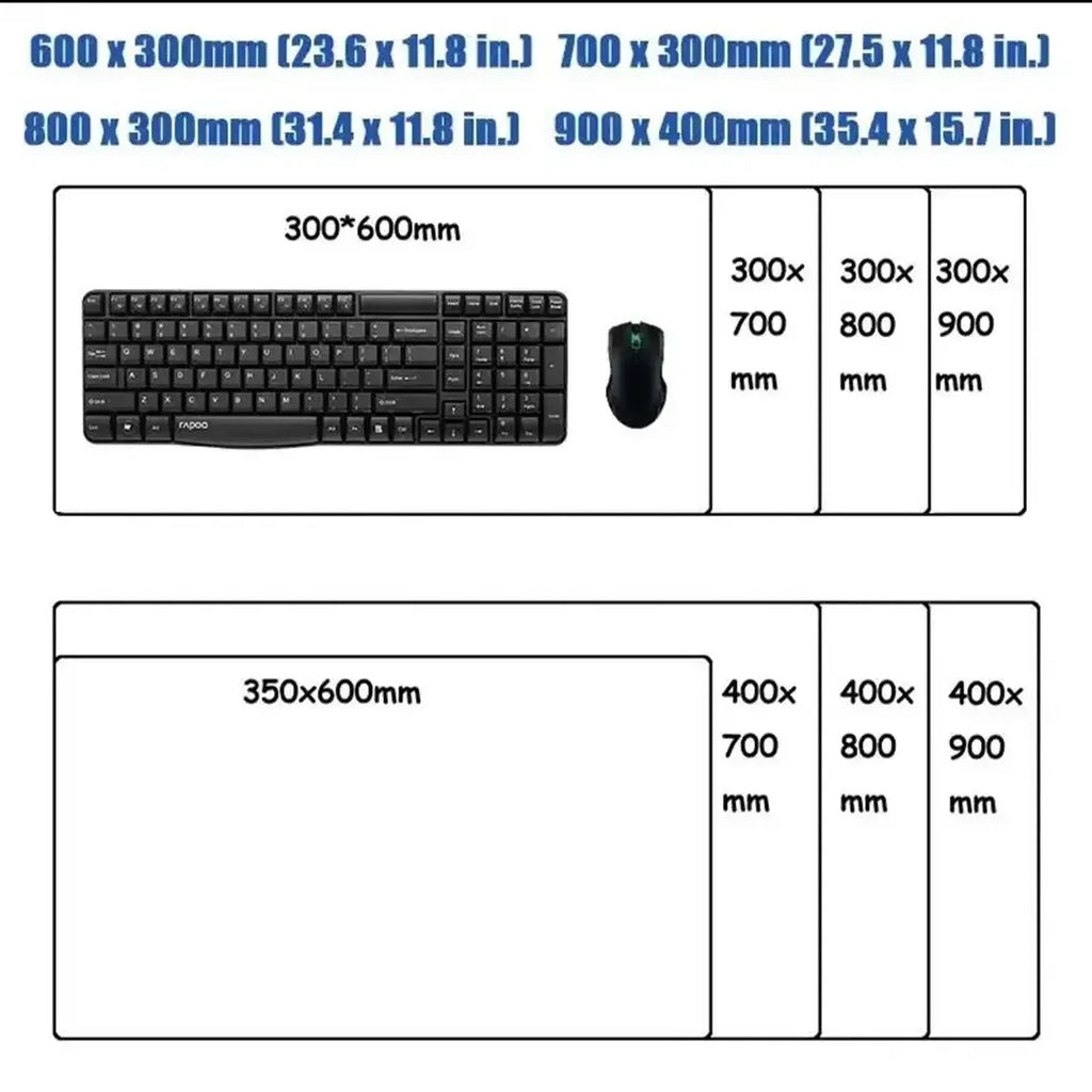 Anime Gaming Desk Mat – Mouse Pad, Kawaii Girl & Cat Design, Smooth Control Surface