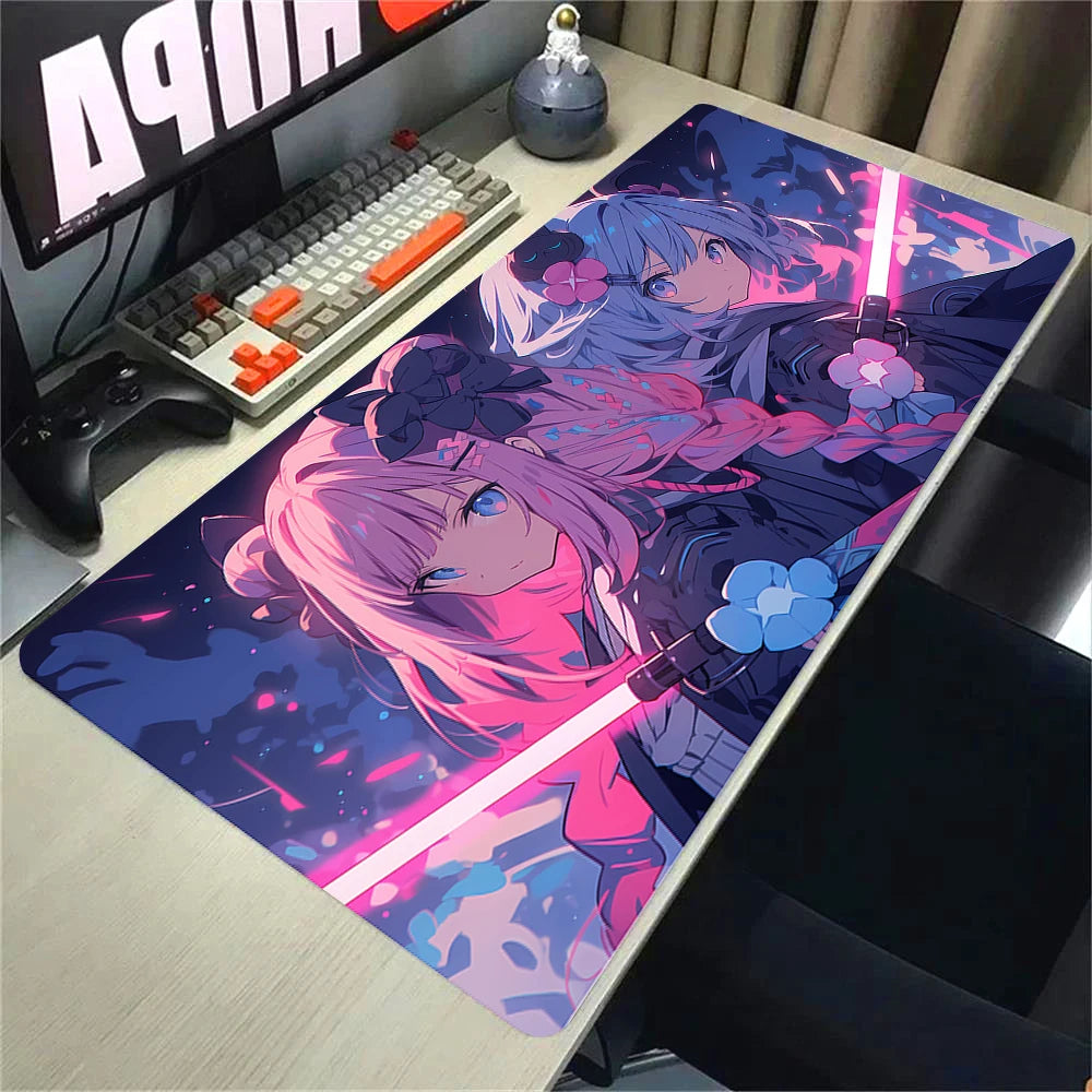 Kawaii Anime Desk Mat –  Gaming Mouse Pad, Non-Slip Rubber Base, HD Print