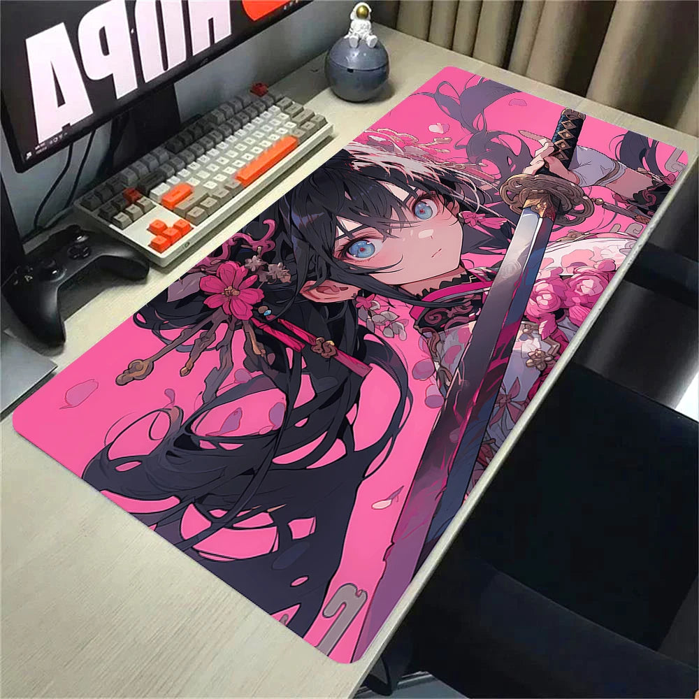 Kawaii Anime Desk Mat –  Gaming Mouse Pad, Non-Slip Rubber Base, HD Print