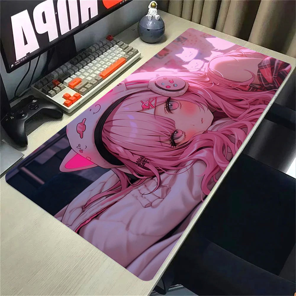 Kawaii Anime Desk Mat –  Gaming Mouse Pad, Non-Slip Rubber Base, HD Print