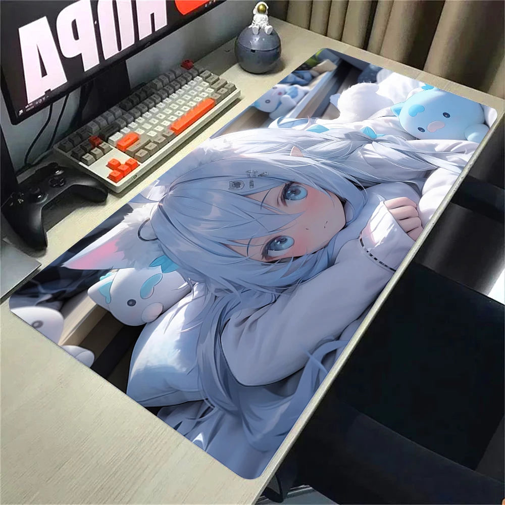 Kawaii Anime Desk Mat –  Gaming Mouse Pad, Non-Slip Rubber Base, HD Print