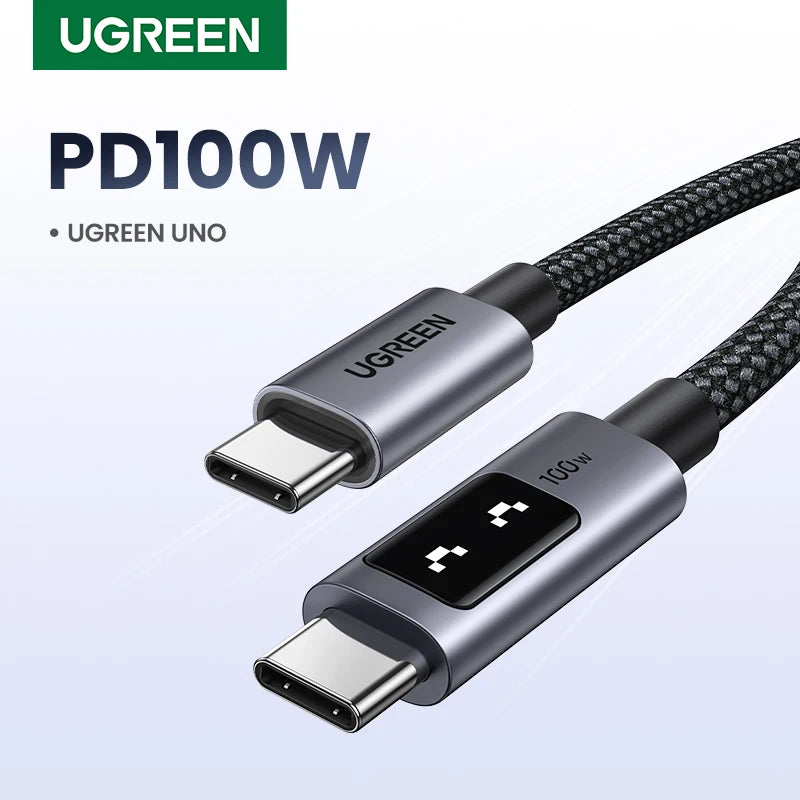 UGREEN UNO PD100W USB-C to USB-C Fast Charging Cable