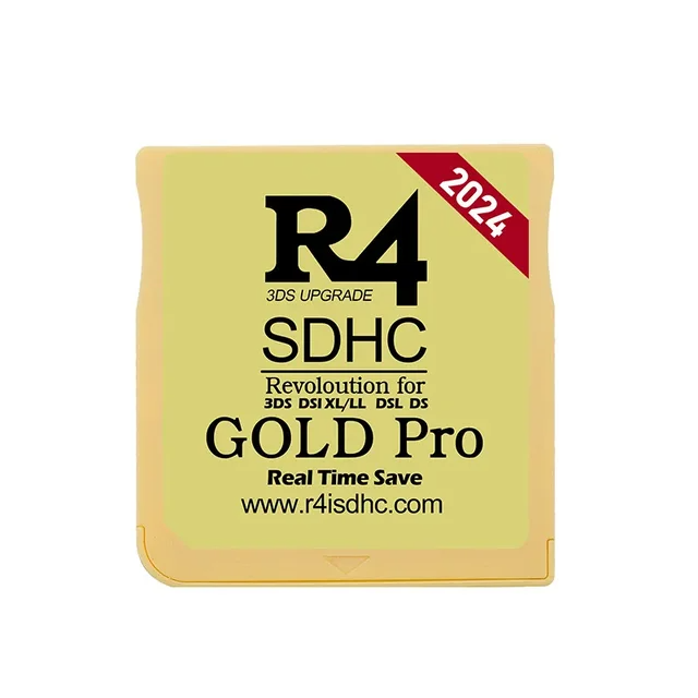 2024 Version R4 Gold Pro SDHC R4i For DS/3DS/2DS Revolution Cartridge + USB